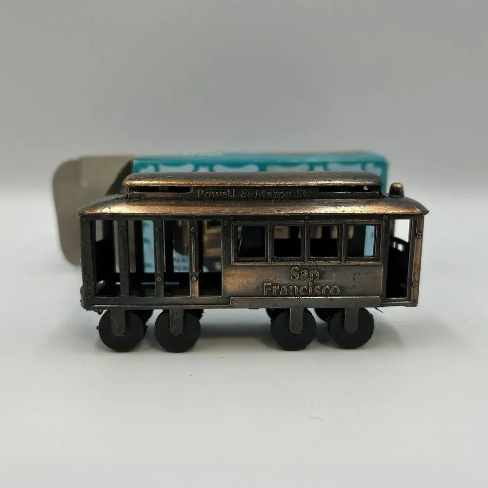 Vintage San Francisco Cable Car Trolly Die-Cast Miniature Pencil Sharpener